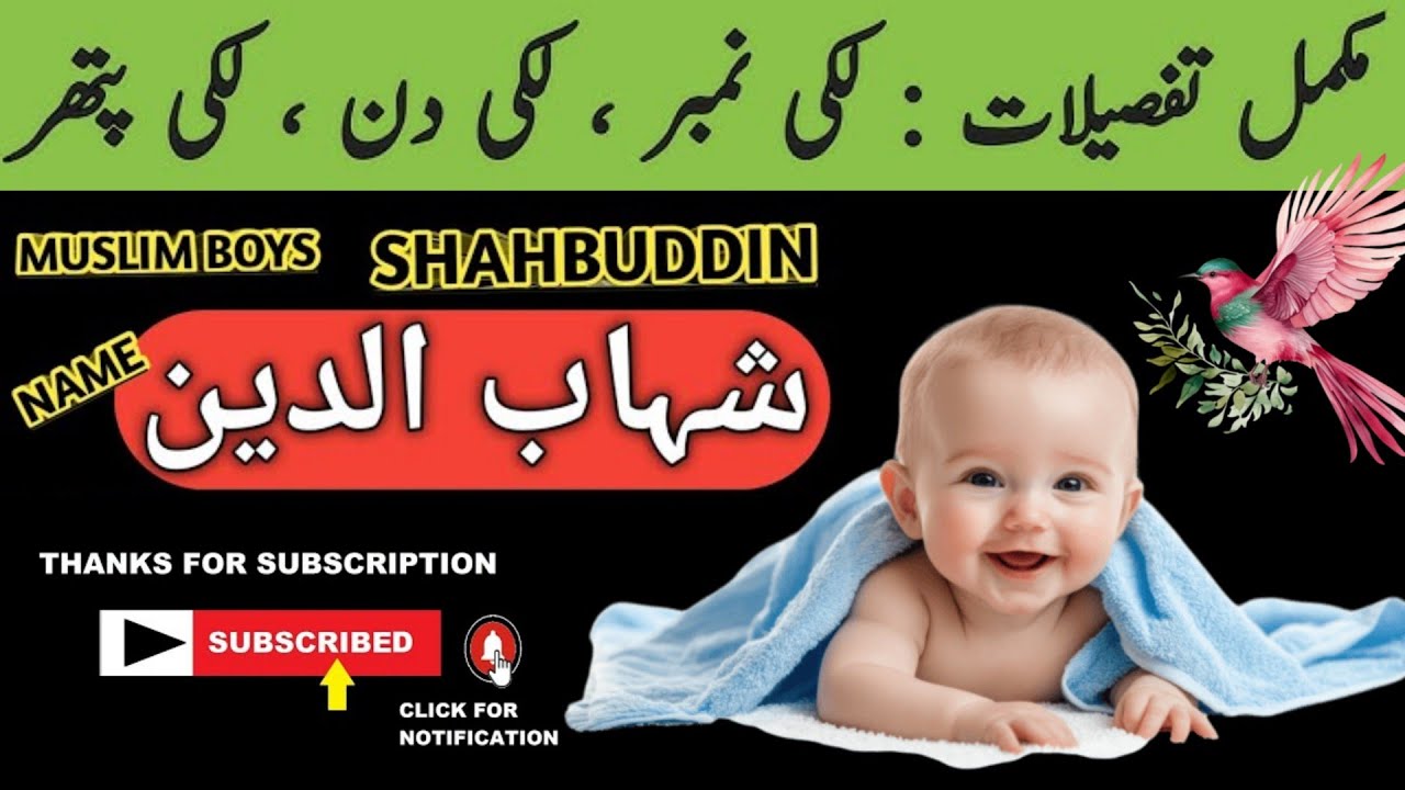 Shahabuddin Naam Ka Matlab | Musalmaan Ladko Ke Naam | Baby Boy Names 