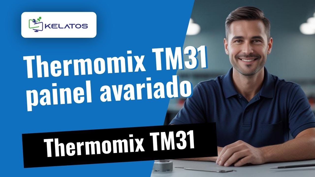 Robot de cozinha Thermomix TM31, painel e taça avariados, substituição dos componentes 🔧