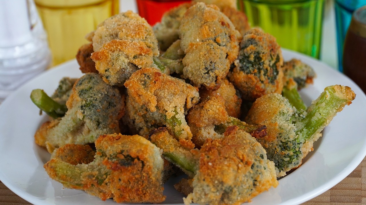 Crispy Fried Broccoli 🍴 Quick & Easy Snack