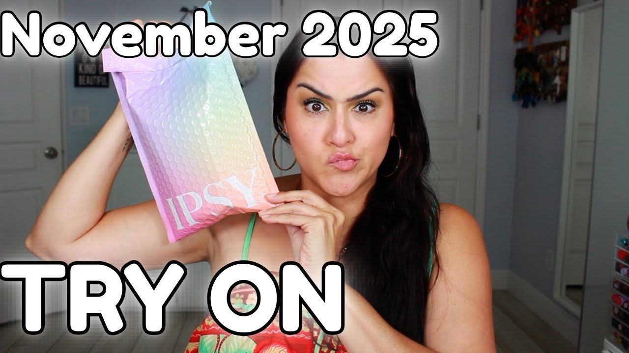 LISTOPAD 2025 ROZPAKOWYWANIE I PRZYMIAROWANIE TOREBEK IPSY GLAM BAG