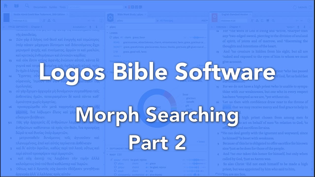 Logos Bible Software Morphological Searching Part 2