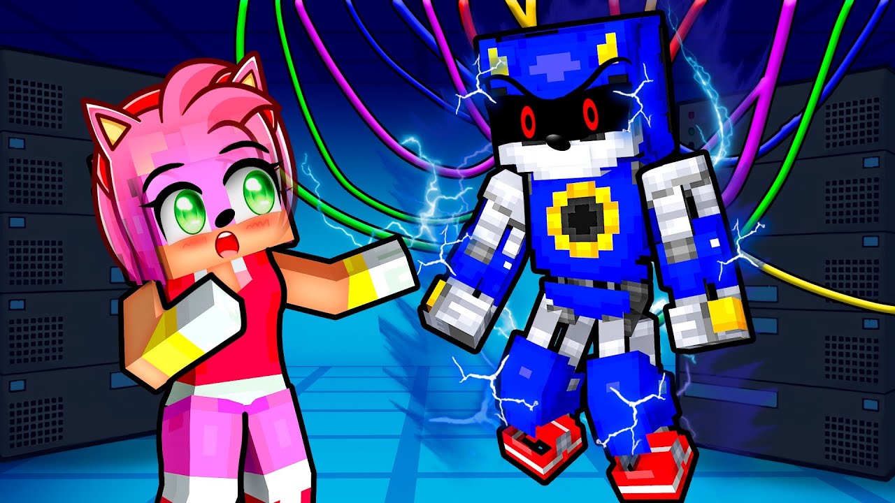 Growing Up as METAL SONIC in Minecraft!