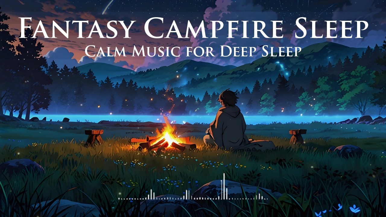 Fantasy Campfire Ambience | Medieval Music for Deep Sleep & Relaxation