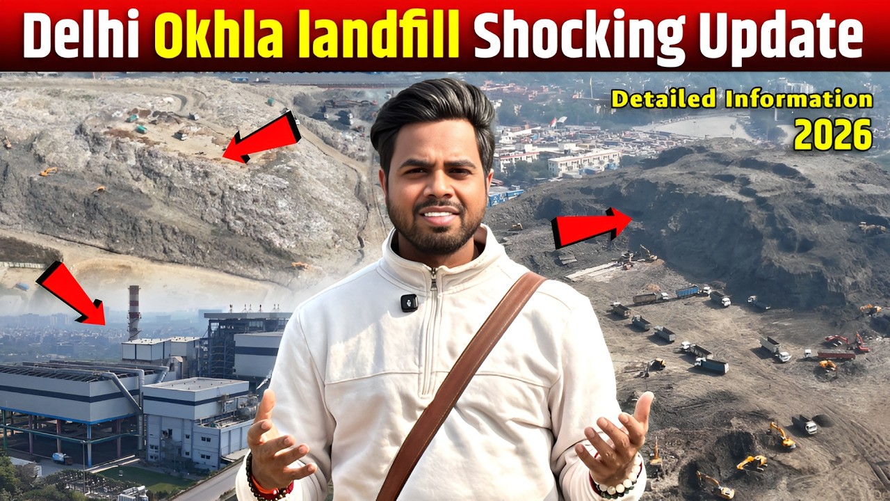 Okhla landfill shocking 2026 Latest Update | Delhi Govt. Big 🚨 Action | Brtothers Enfield