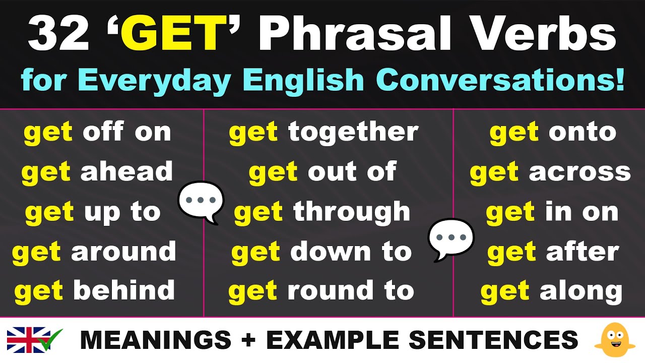 32 ‘GET’ Phrasal Verbs for Everyday English Conversations!