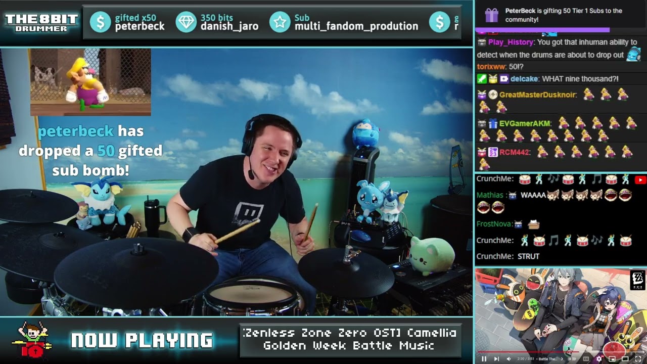 The8BitDrummer plays 