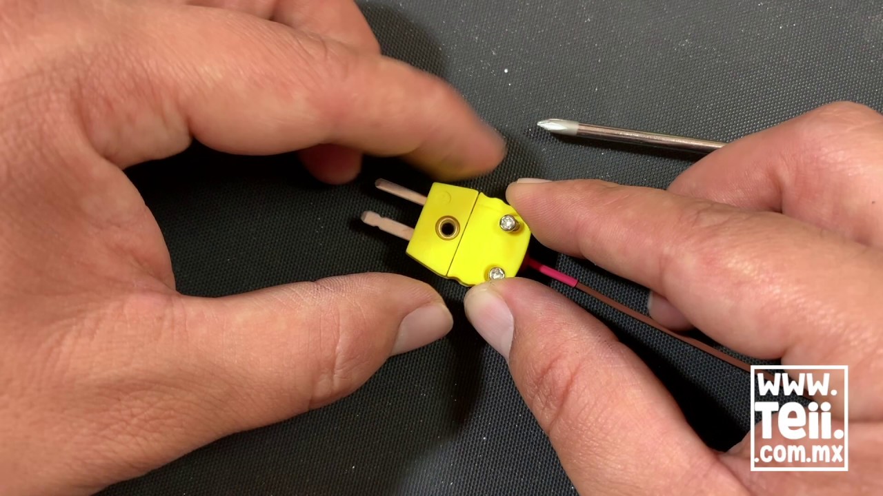 Cómo hacer un termopar tipo K, cable termopar