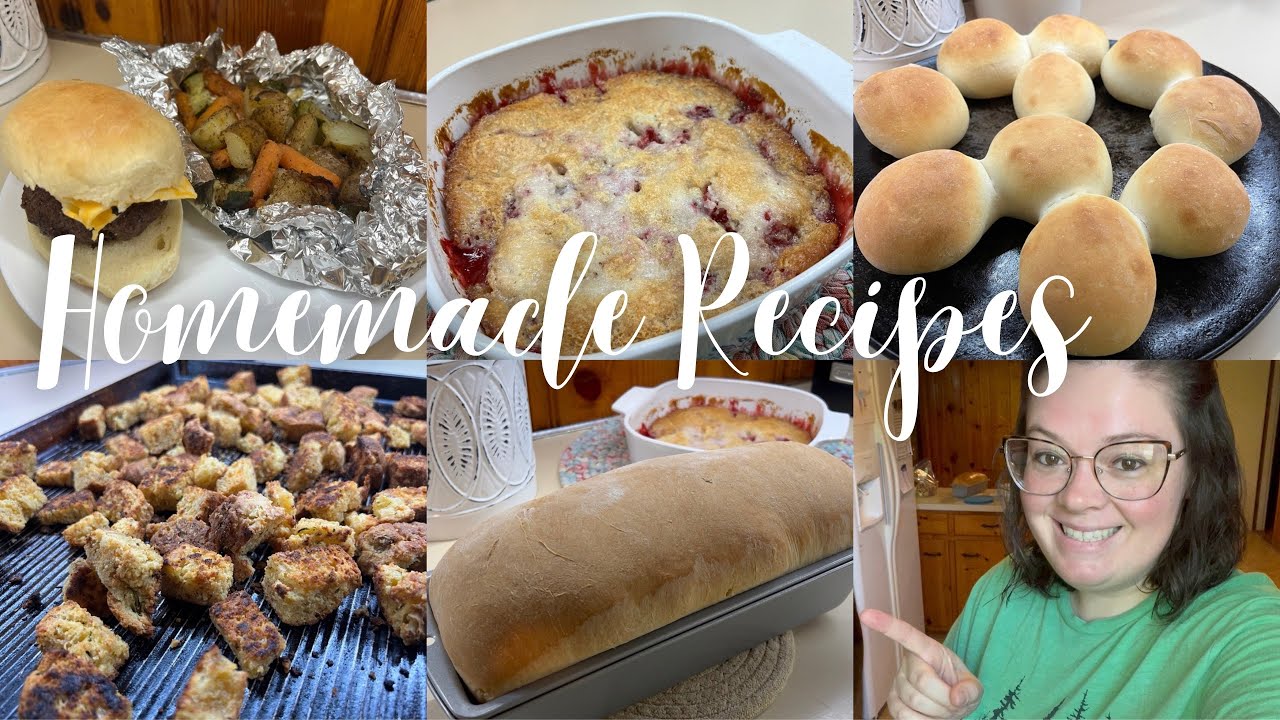 From Scratch No Waste Recipes || Using Pantry Staples To Make Homemade Food