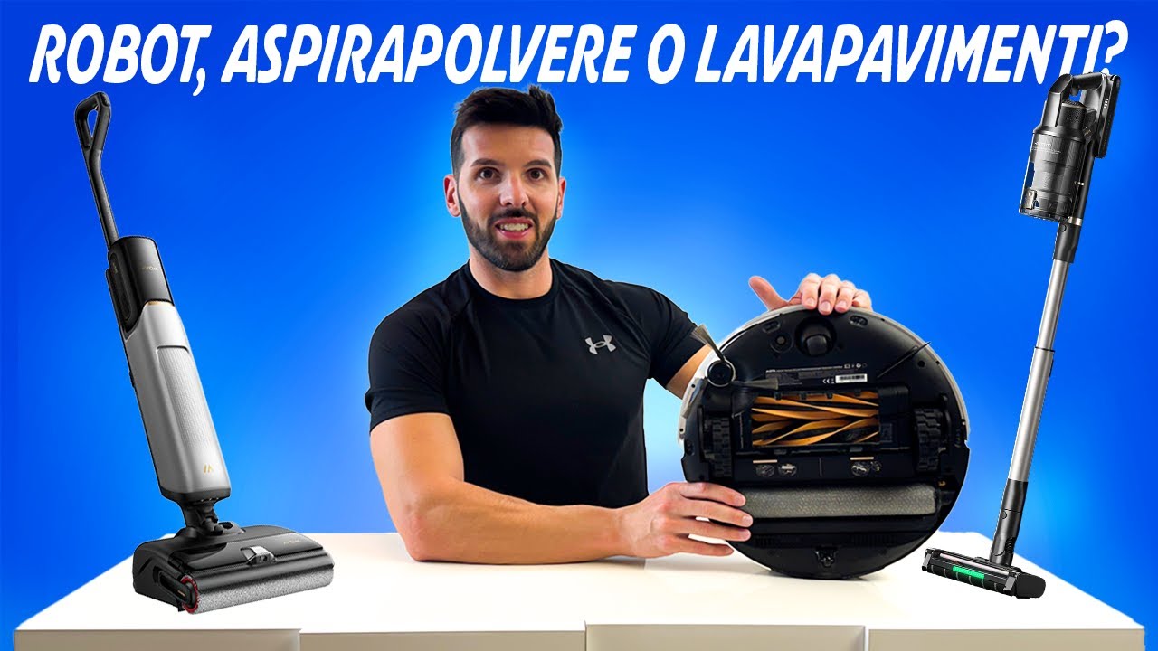 I 3 DISPOSITIVI INDISPENSABILI PER UNA CASA PERFETTA (Robot, Aspirapolvere e Wet & Dry)