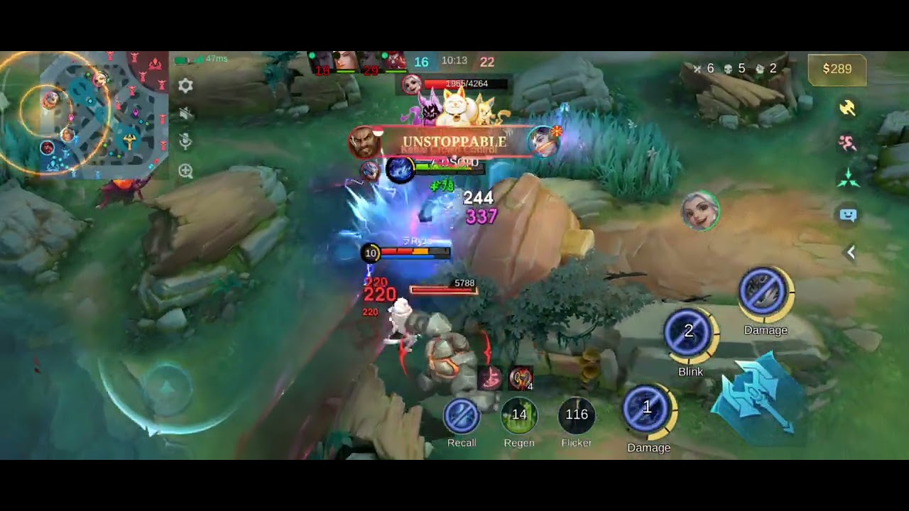 #mobilelegends  solo push exp