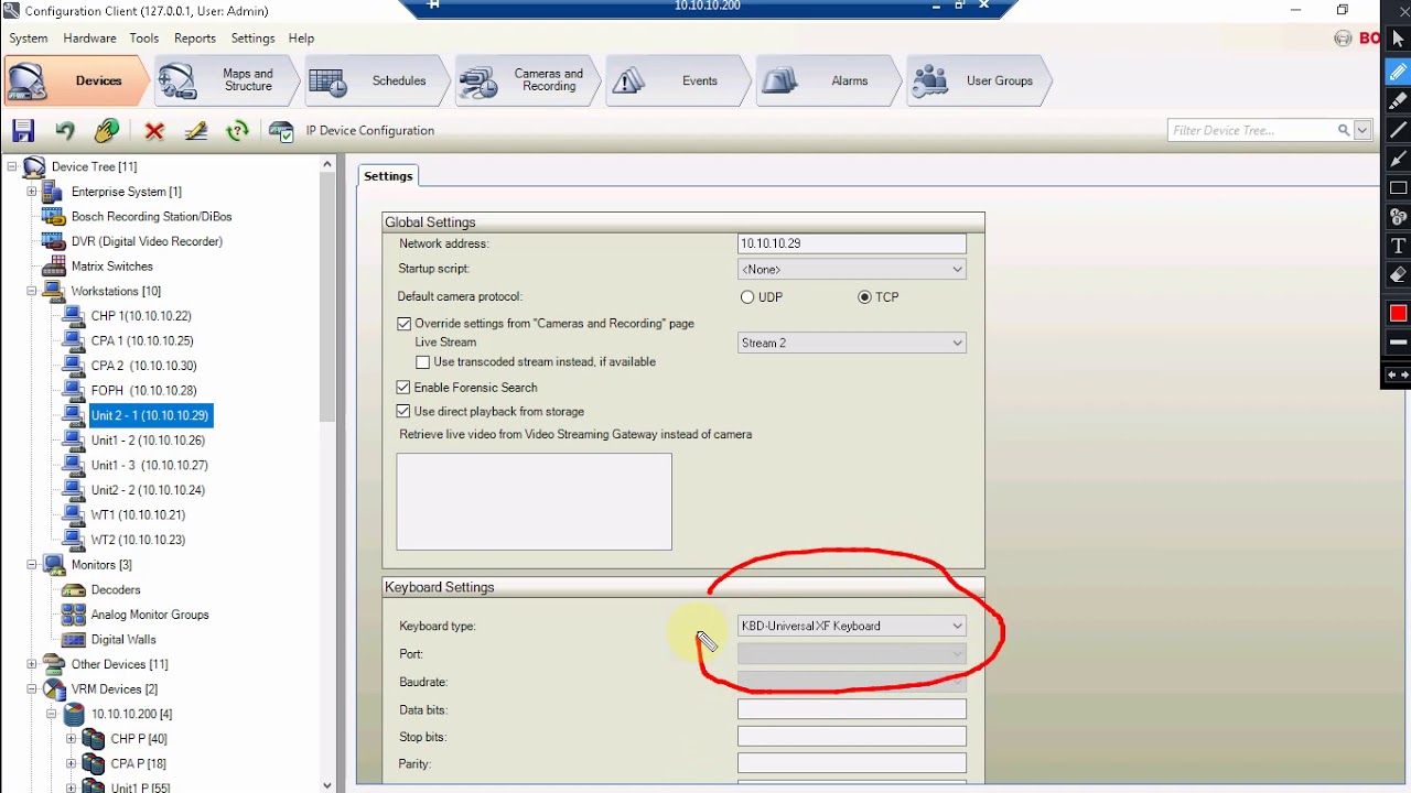 Bosch BVMS 9.0 - Adding workstation