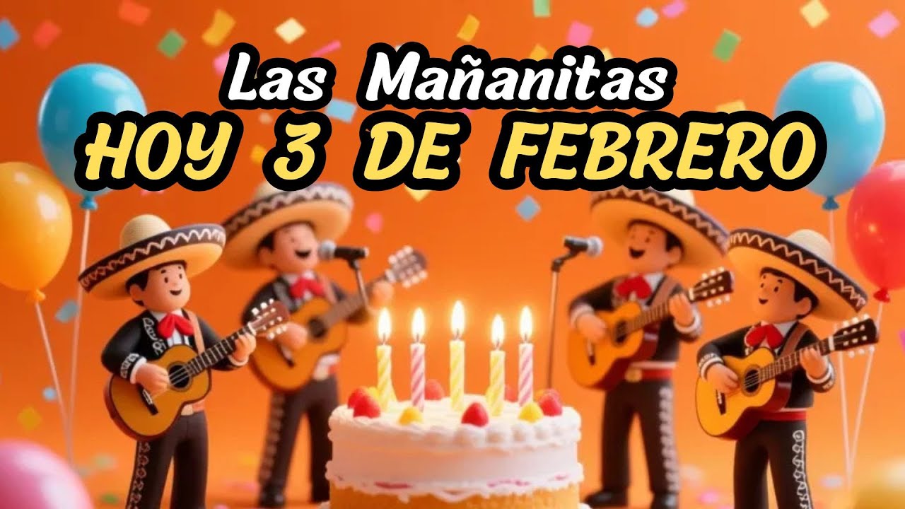 LAS MA&Ntilde;ANITAS | 3 DE FEBRERO| CON MARICHI 🎉 FELIZ CUMPLEA&Ntilde;OS | TU CUMPLEA&Ntilde;OS FELIZ