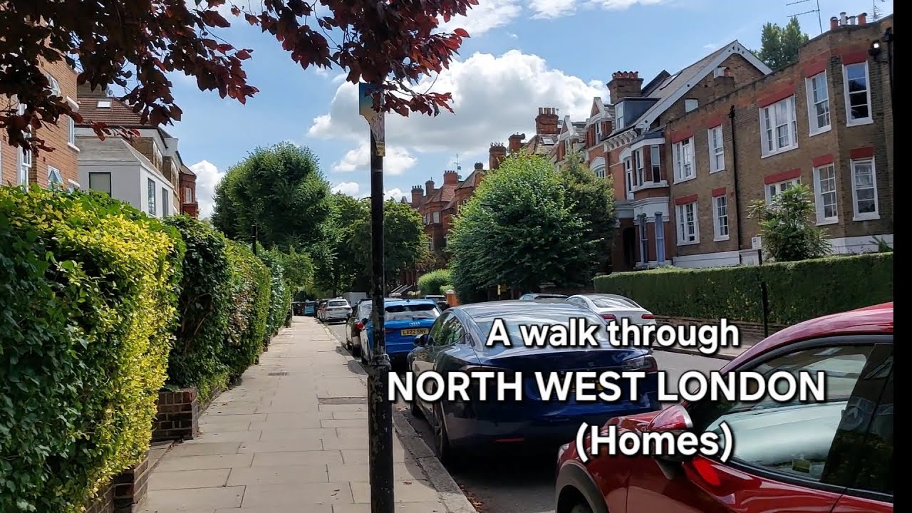North West London. A walk through London nice areas to live.
