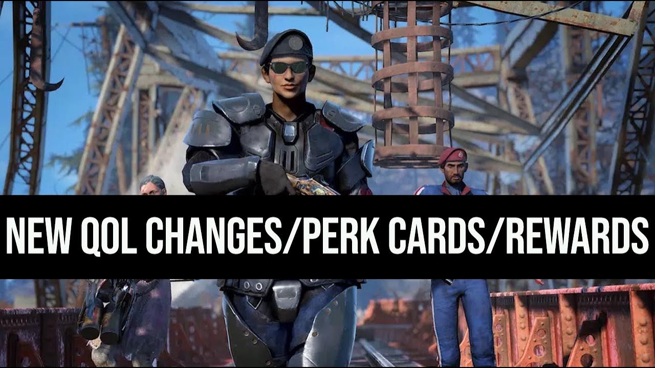 Fallout 76 SPOILER NEW qol changes/perk cards/rewards