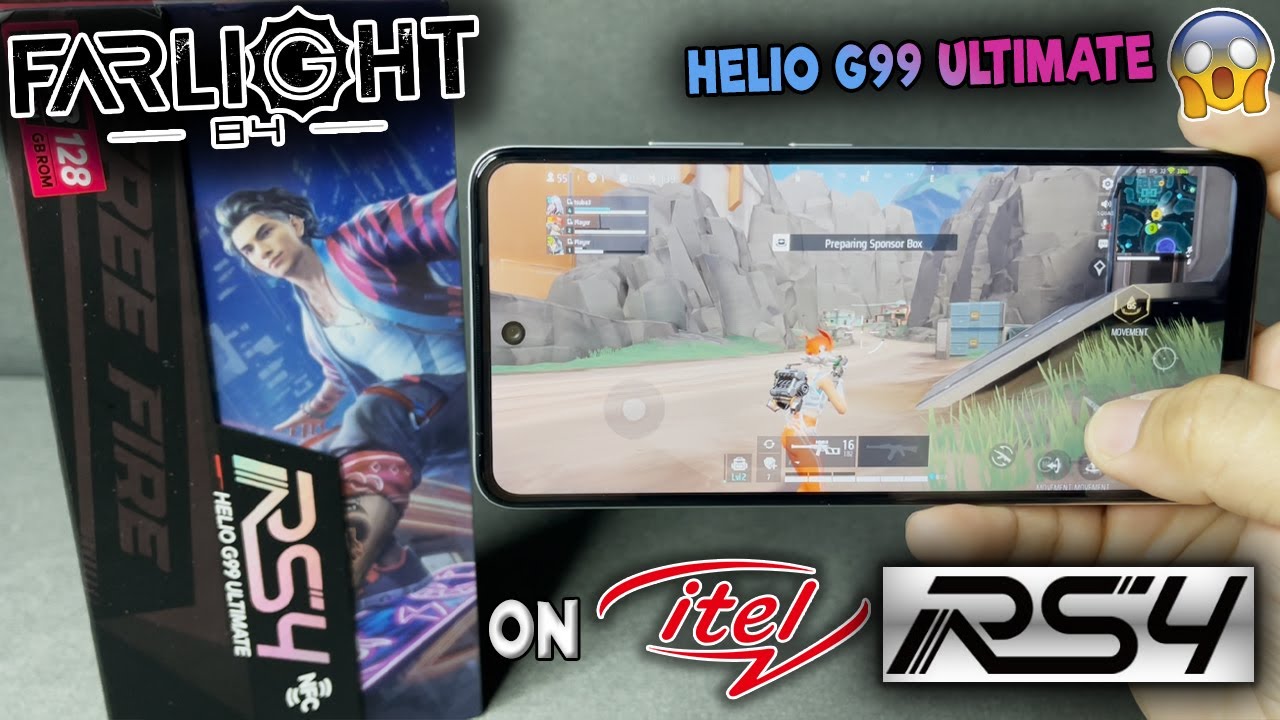 Farlight 84 Game Test on itel RS4 | HELIO G99 ULTIMATE MAX SETTING PERFORMANCE?