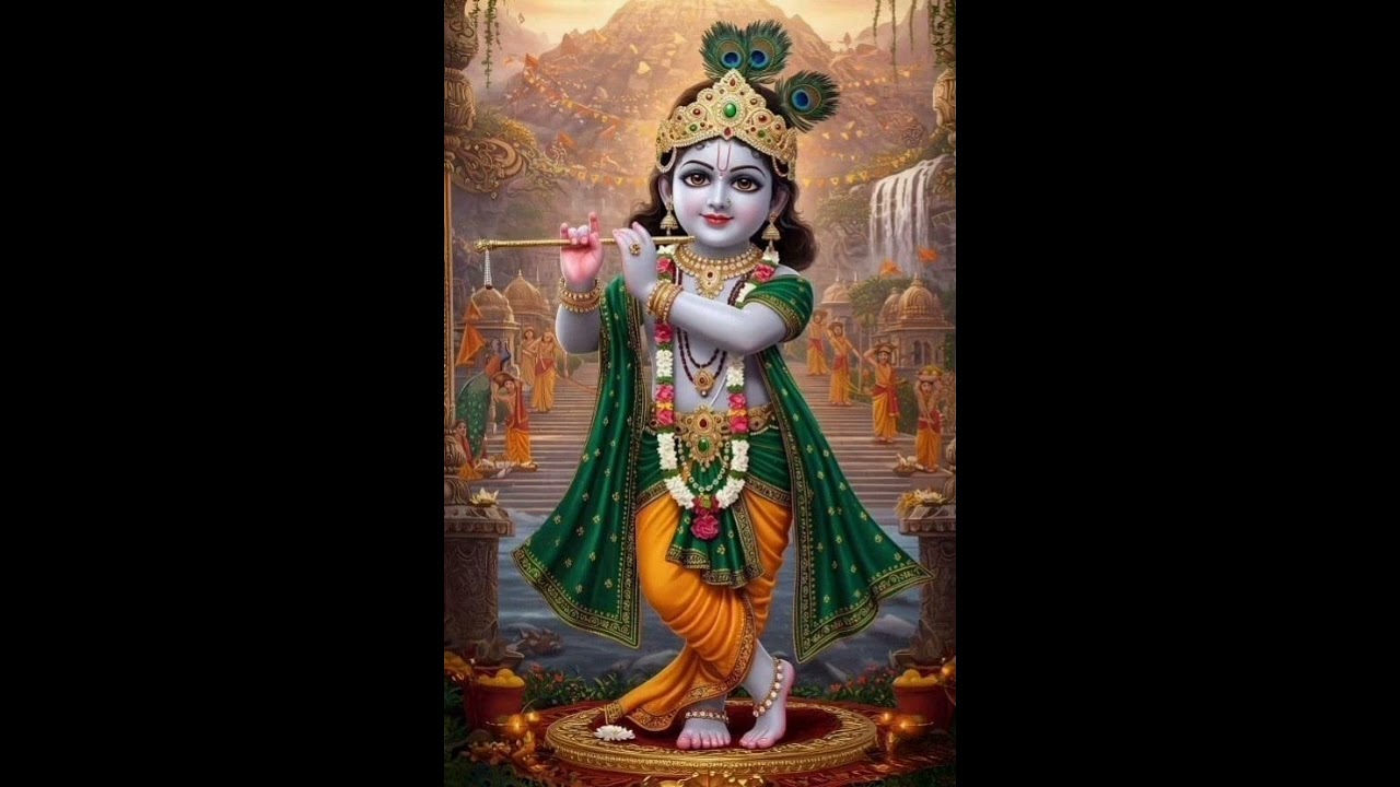 GITA DHYANA SLOKA - 6 - Who can save us from the challenging river (battle of life)?  Only Keshava