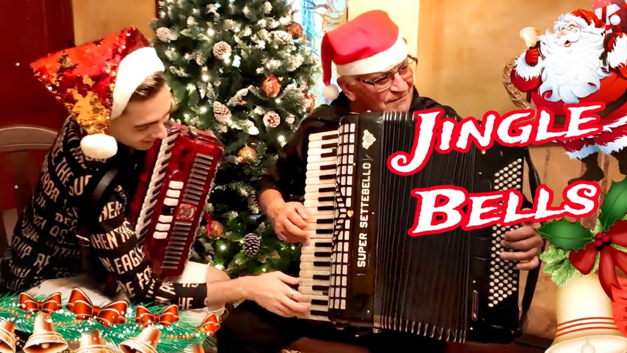 Jingle Bells (MERENGUE a 2 fisarmoniche) | NONNO FRANCO e Antonio Tanca 