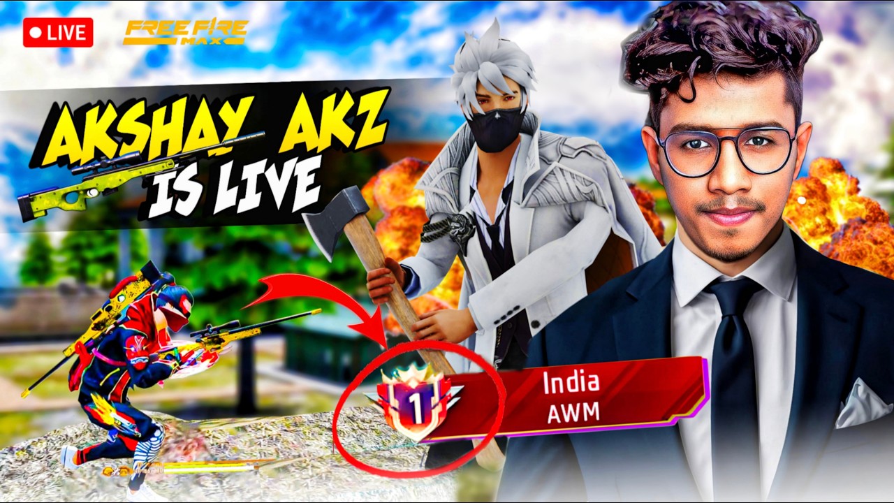 V BADGE LOBBY 💀 Free Fire Live Malayalam