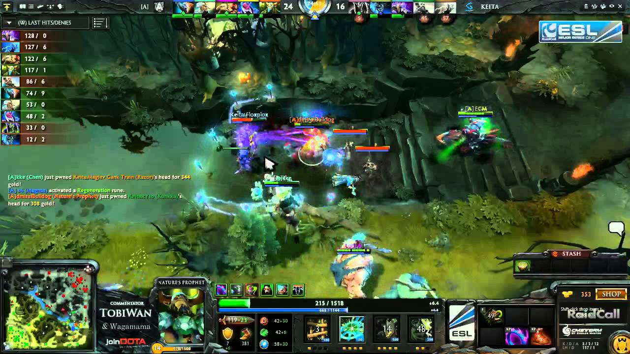 The Alliance vs Keita Gaming    RaidCall EMS One Summer Cup #4   TobiWan