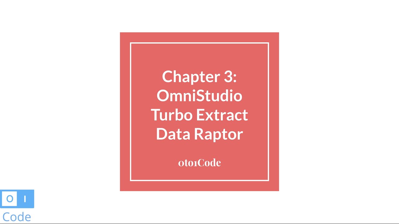 OmniStudio: Turbo Extract Data Raptor #3 | 0to1Code | Вишну Кумар