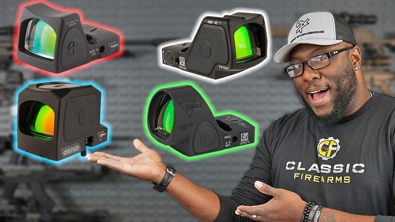 Какой Trijicon Red Dot лучше? (RMR vs SRO vs RMR HD vs RCR)