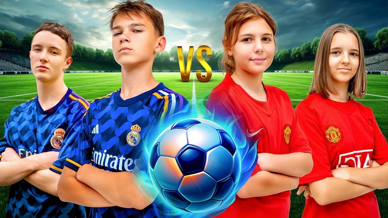 GARÇONS vs FILLES Défi de football pour 10 000 $