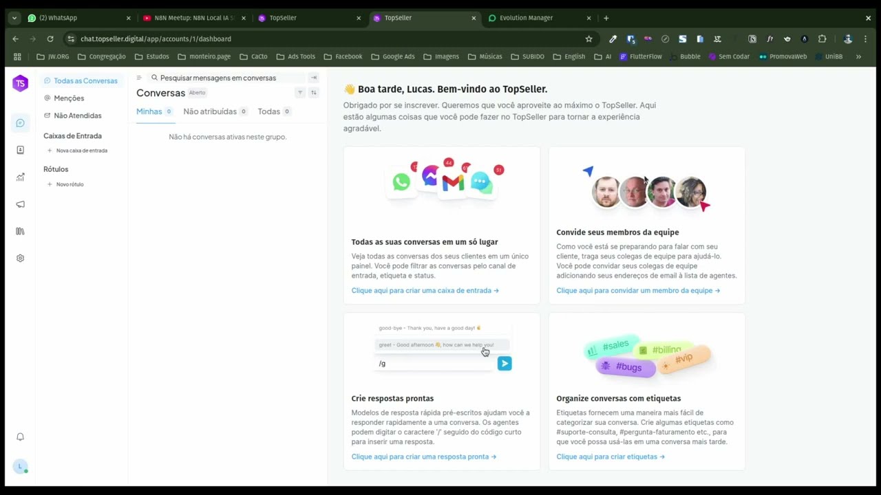 Como Gerenciar Empresas e Usuários no ChatWoot [Guia Inicial]