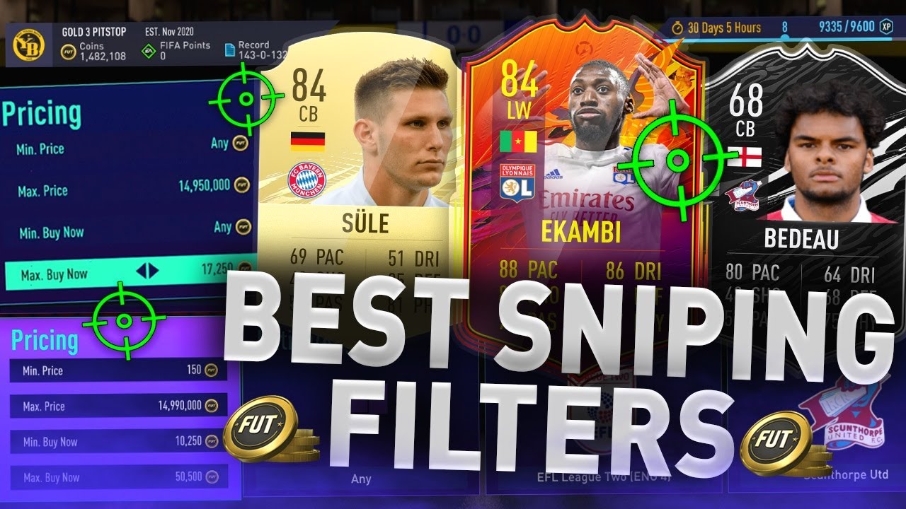 BEST SNIPING FILTERS #13 😍 *MAKE 100K QUICKLY* (FIFA 21 BEST SNIPING FILTERS TO MAKE COINS) #FIFA21