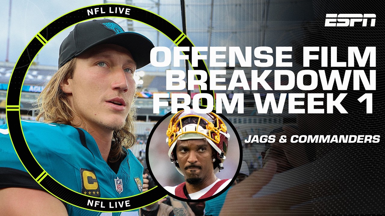 FILM BREAKDOWN of the Jaguars & Commanders' offense in Week 1 🎥 | NFL Live