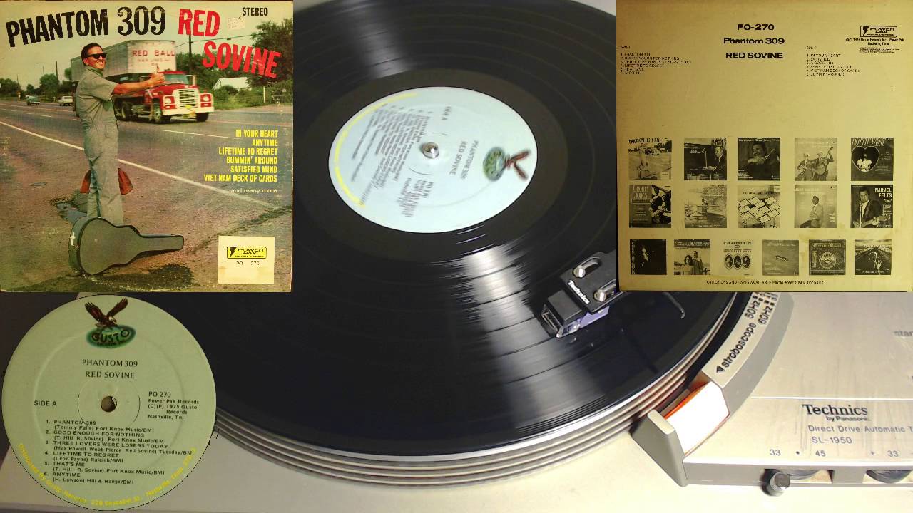 Mace Spins Vinyl - Red Sovine - Phantom 309 - Full Album