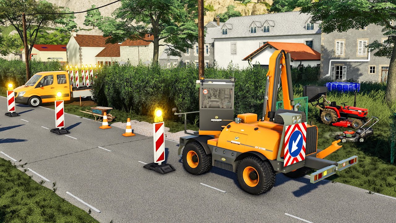 Maintien de la VOIRIE & Remise à NEUF du JARDIN | Farming Simulator 19 PAYSAGISTE