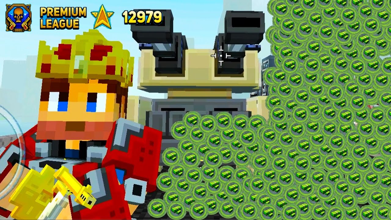 Block City Wars - CASH and Coins in Free Play Mode + Opened Gold Chest, Achievement +1000 REPUTATION