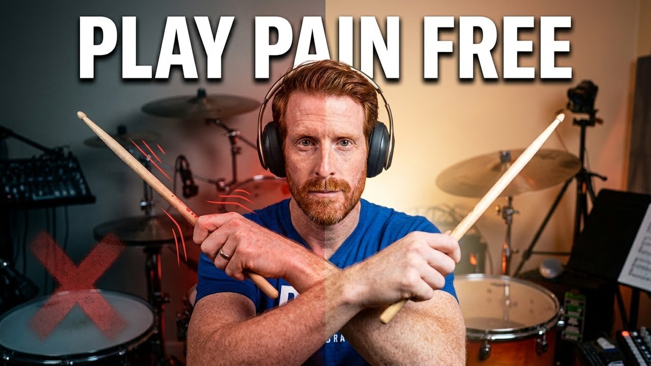 Good Drum Technique - How to Avoid Injuries (Drum Lesson)