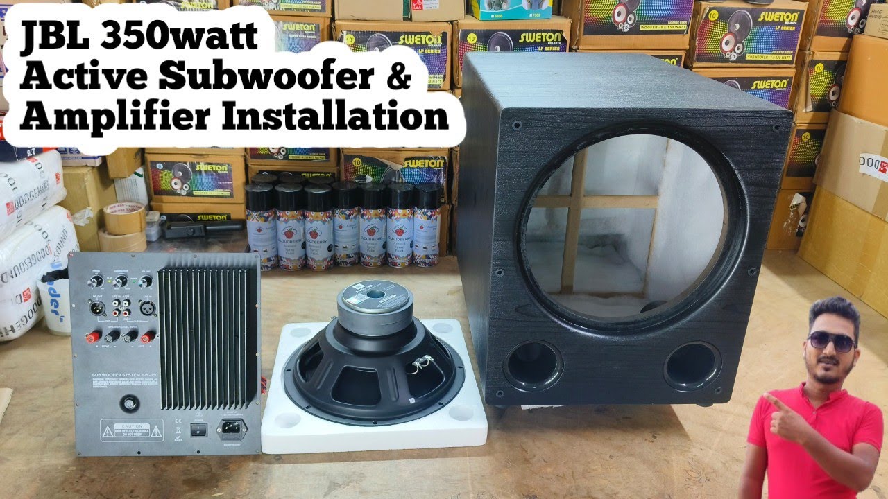 JBL Active Subwoofer & Amplifier Plate Installation