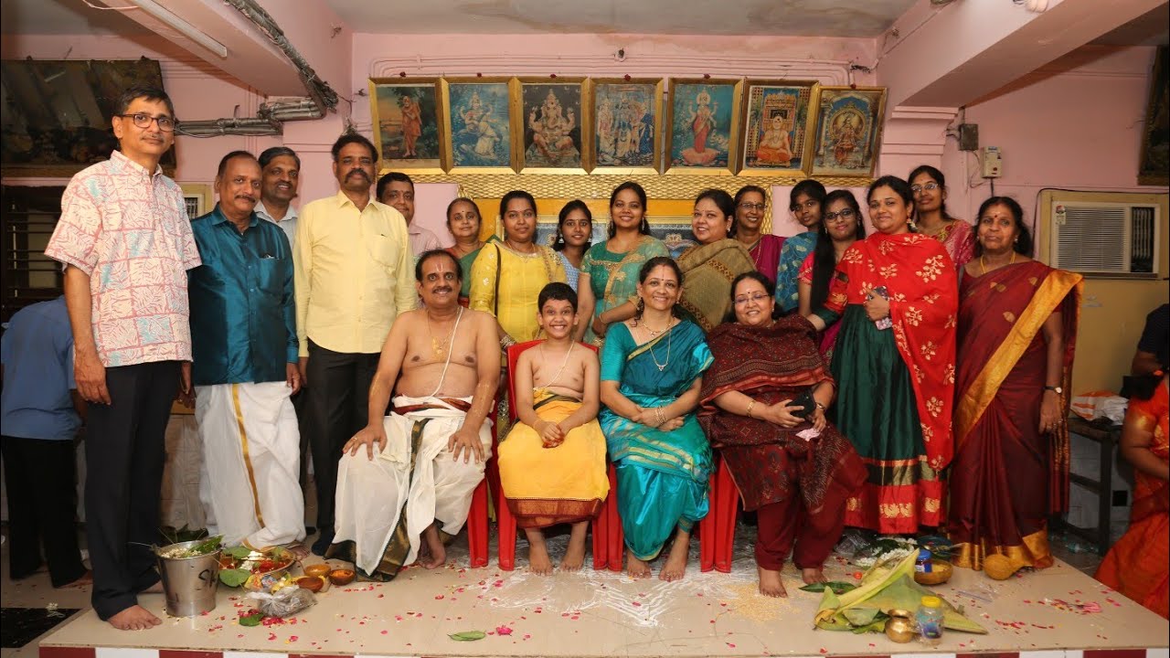 Video 1, UPANAYANAM, Poonal function, My son's UPANAYANAM Video