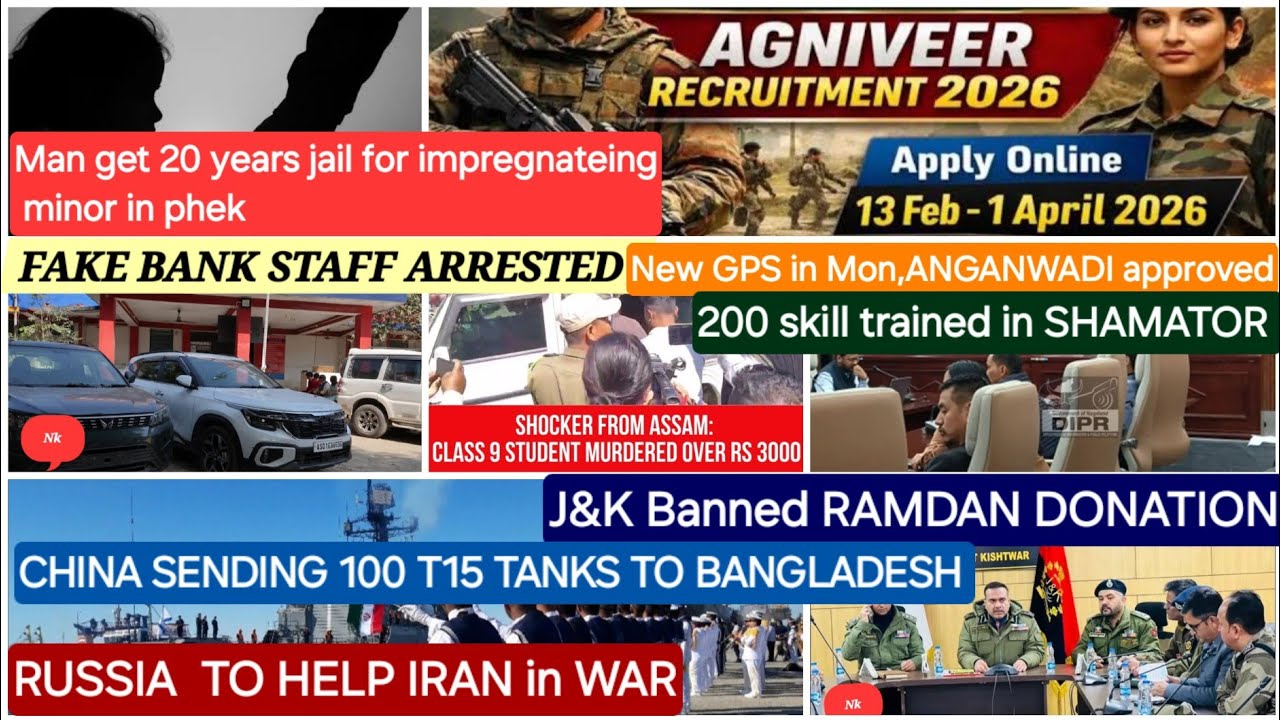 NAGAMESE NEWS 20 February 2026LATEST KHOBOR 