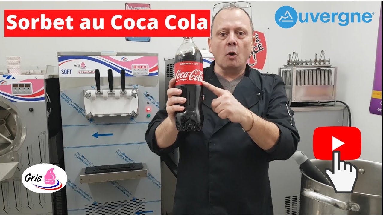 Recette de la glace au coca cola sorbet