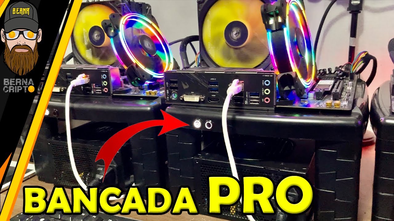 TRANSFORMANDO O FRAME RIG GAMBIARRA EM UMA BANCADA PROFISSIONAL 😎 - BERNA CRIPTO
