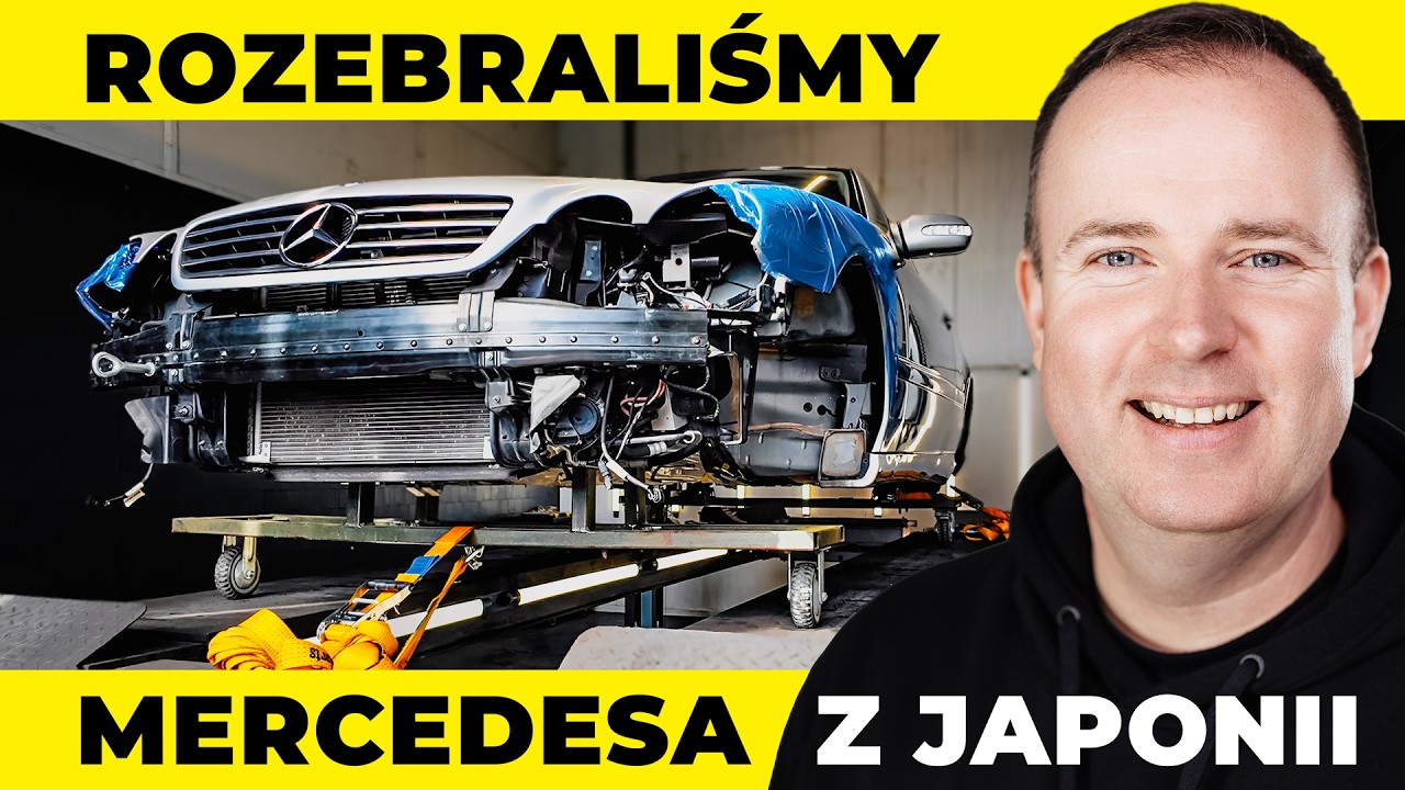 Miał być szybki serwis&hellip; a rozebraliśmy Mercedesa CL500 z Japonii do ostatniej śrubki