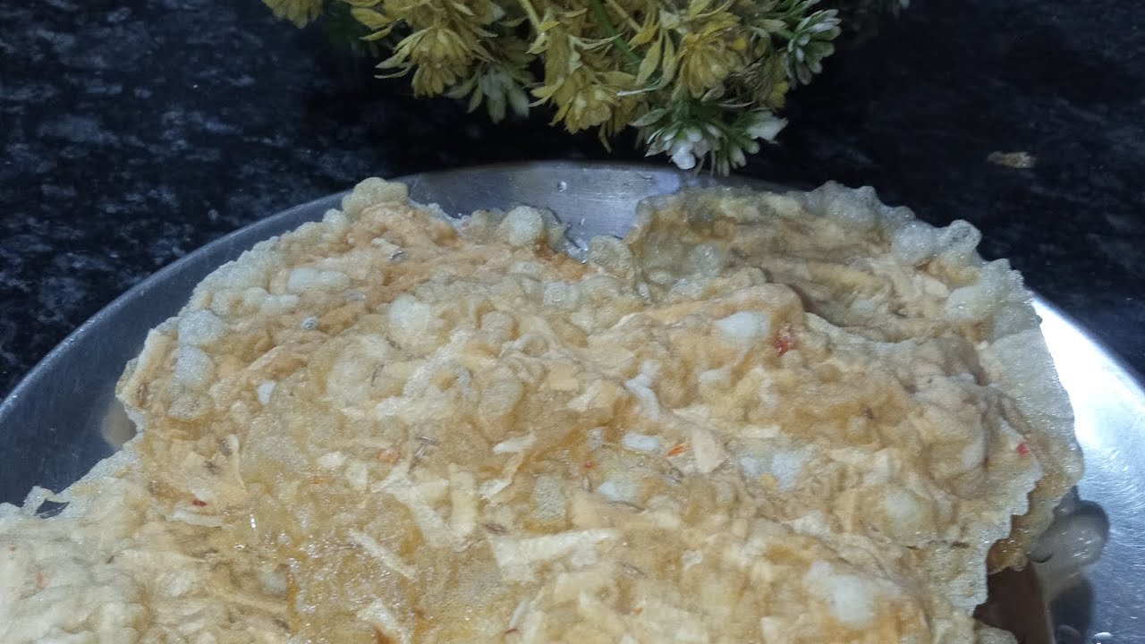 सिर्फ एक कटोरी साबूदाना और दो आलू से बने स्वादिष्ट पापड़#food@hummy.tummy.