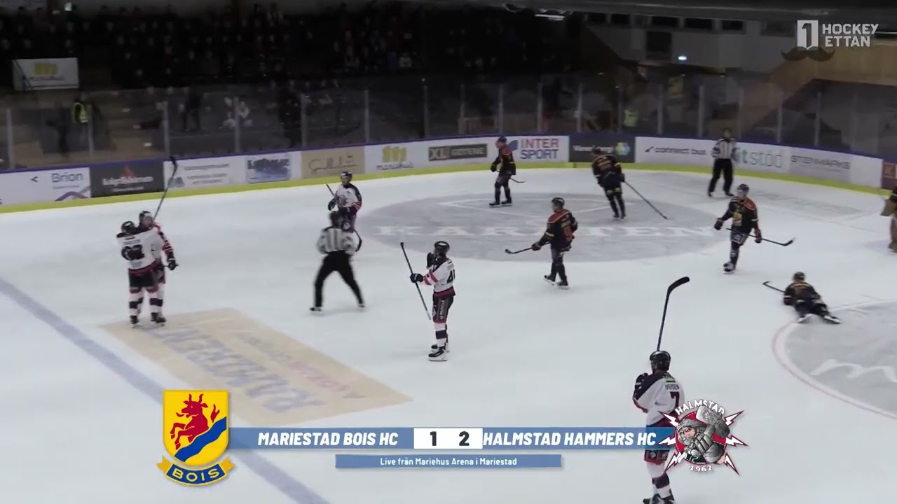 Mariestad BOiS - Halmstad Hammers 1-2 