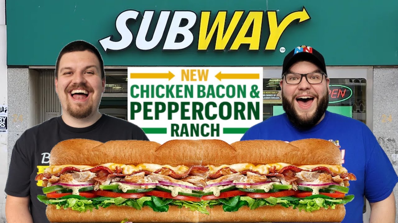 Subway's New Chicken Bacon Peppercorn Ranch Review!