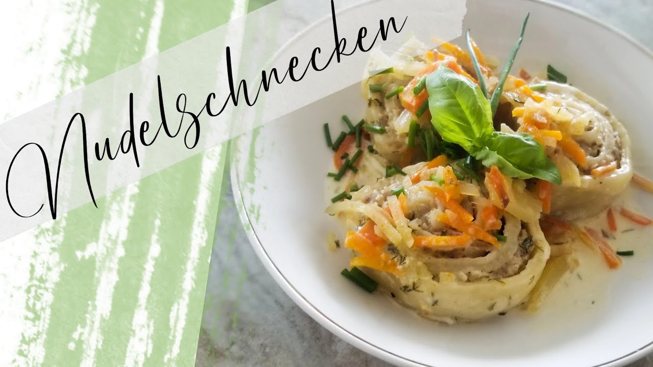 Nudelschnecken einfach zubereitet!