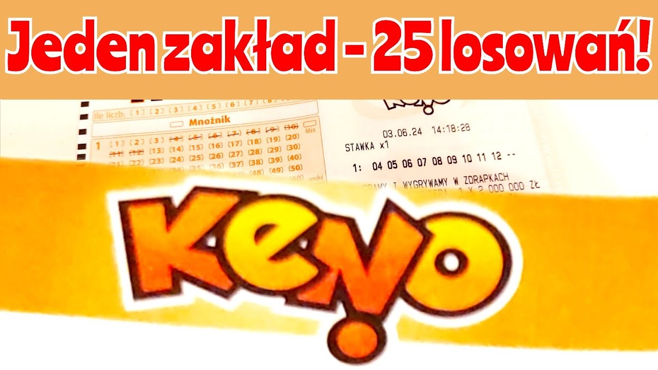Keno❗️ Jeden zakład, a 25 losowań! 🤩