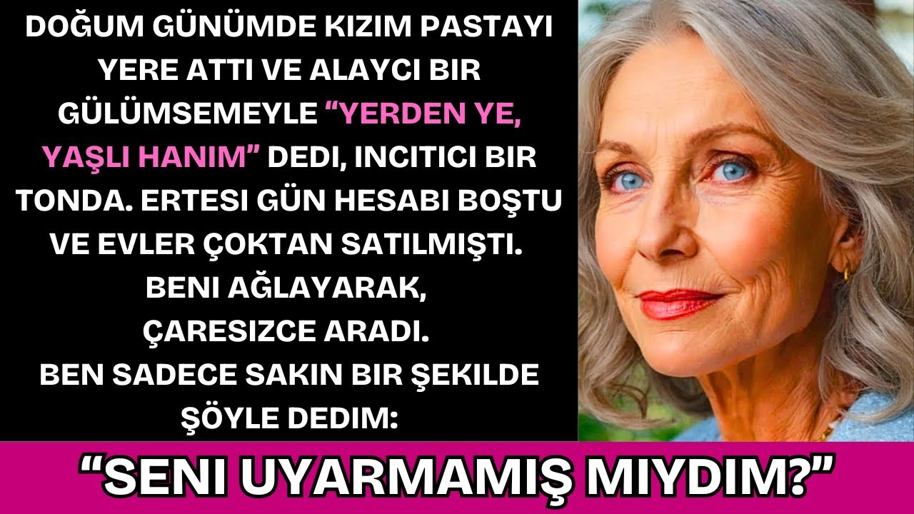Kızım Doğum Günü Pastamı Yere Attı Ve Yerden Yememi Söyledi