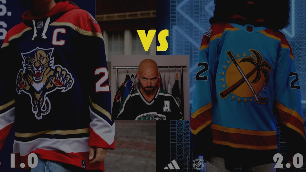 Reverse Retro NHL Jersey Faceoff -  1.0 VS 2.0 Team by Team comparison