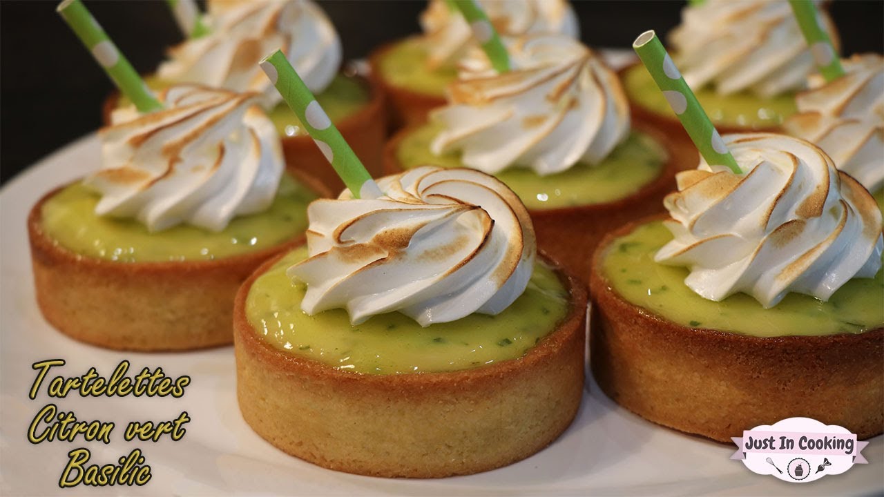 Recette de Tartelettes Citron Vert Basilic