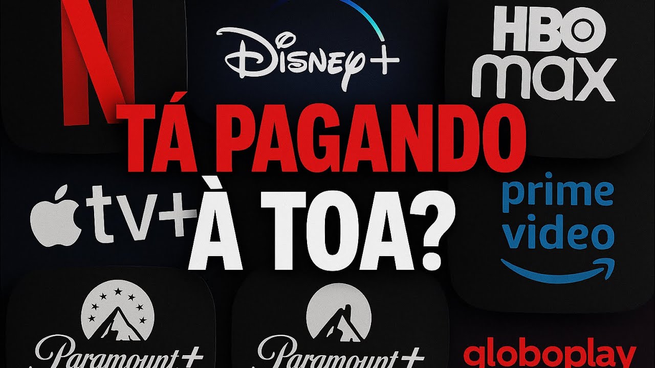 Qual streaming vale a pena? N&Atilde;O ASSINE GLOBO, APPLE E PARAMOUNT!