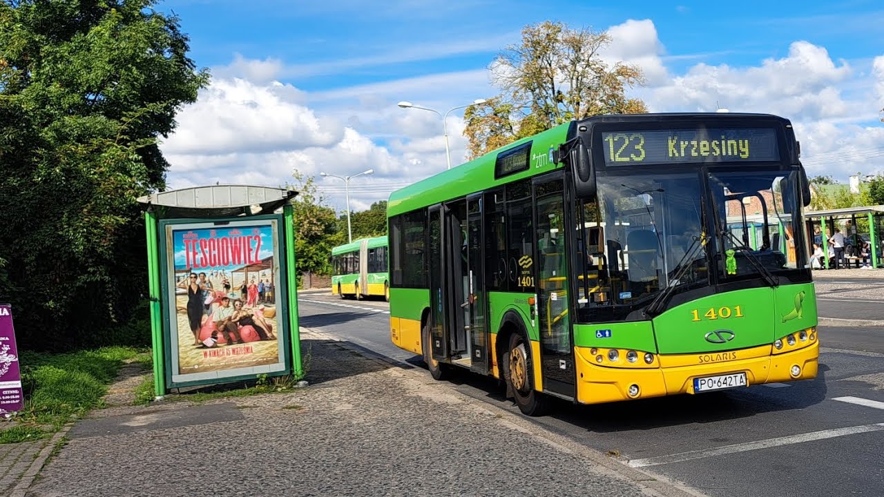 MPK Poznań | Linia 123 | Solaris Urbino 8,6 III Alpino | Kierunek Krzesiny