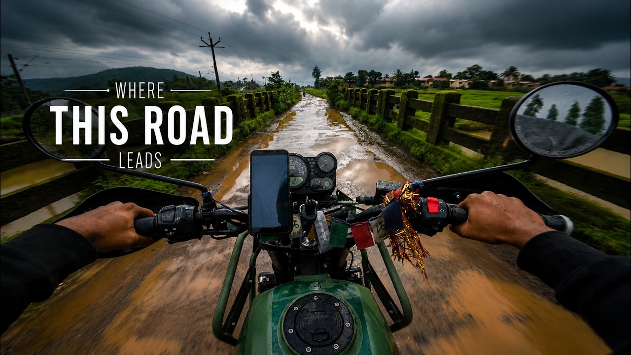 I Took the Most Beautiful Road to Lonavala in PEAK Monsoon 🌧️ | Pune to Lonavala on Himalayan 411